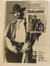 Paradise Tv Guide Print Ad Lee Horsley TPA5 - £4.66 GBP