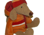 Bath &amp; Body Works Barker Dog Plush Stuffed Animal Lovey 15 inch w/ hat &amp;... - £15.47 GBP
