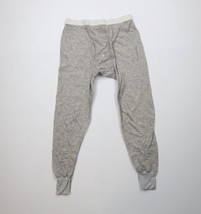 Vintage 90s Streetwear Mens Medium Distressed Double Wall Thermal Knit P... - $29.65