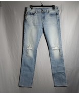True Religion Rocco Relaxed Skinny Medium Wash Denim Men&#39;s Jeans Size 36 - £31.18 GBP