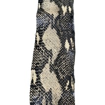 Python Print Genuine Cobra Snake Leather Sankeskin Snak Skin Glossy Taup... - $11.32
