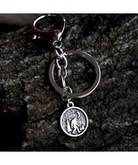 BIGFOOT KEYCHAIN 0.65&quot; Sasquatch Charm Mountain Wilderness Metal Key Cha... - $132.30 MXN