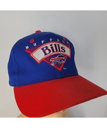 VTG Buffalo Bills Youngan Headwear Triangle Snapback Blue Red Hat NFL Fo... - $39.54