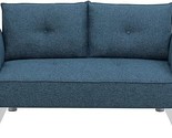 Lifestyle Solutions Marin Convertible Sofa, Blue - $349.99