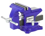 WORKPRO Bench Vise, 4-1/2&quot; Vice for Workbench, Utility Combination Pipe ... - £67.22 GBP