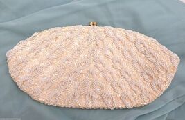 Vintage Purse Pretty Beaded Evening Bag Clutch 1950s Aurora Borealis - $722.90 MXN