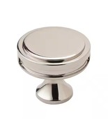 Amerock BP36603 Oberon 1-3/8 in. (35 mm) Modern Cabinet Knob Polished Ni... - $10.49
