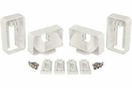 &#39;Severe Weather 4-Pack White Flat Rail Brackets&#39; #7228 - $29.00