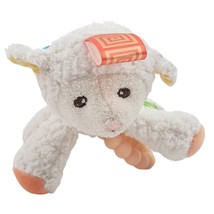 Mary Meyer Taggies Plush Lamb Sheep Baby Teether Rattle Signature Collection - £9.38 GBP
