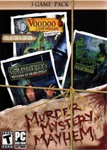 Murder, Mystery &amp; Mayhem 3 Game Pack (PC-DVD, 2012) for Windows - NEW in DVD BOX - £3.89 GBP