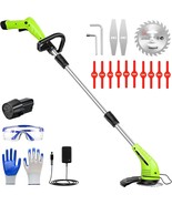 Gardenjoy Weed Wacker Battery Operated: 12V Cordless Grass Trimmer With ... - $1,246.95 MXN