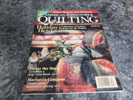 American Patchwork &amp; Quilting Magazine December 1998 Issue 35 - $2.99