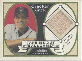 2005 Topps Cracker Jacks Take Me Out To The Ballgame Relics V Martinez VM Indian - £2.76 GBP