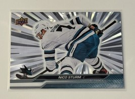 Nico Sturm - 2023-24 Upper Deck Hockey - Silver Burst Card #393 - NHL SJ Sharks* - £3.95 GBP