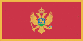 Montenegro Flag - 12x18 Inch - $4.99