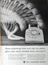 BELL TELEPHONE SYSTEM - Trouble free service - faithful -1962 Vintage Pr... - $205.35 MXN