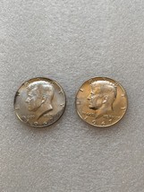 2 x 1967 Kennedy Half Dollar Silver Coin-Clad - £6.95 GBP