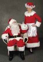 Santa Claus Suit Costume (seated left) - £235.98 GBP+