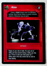 Molator CCG Card - Star Wars Premier Set - Decipher - 1995 - $2.29