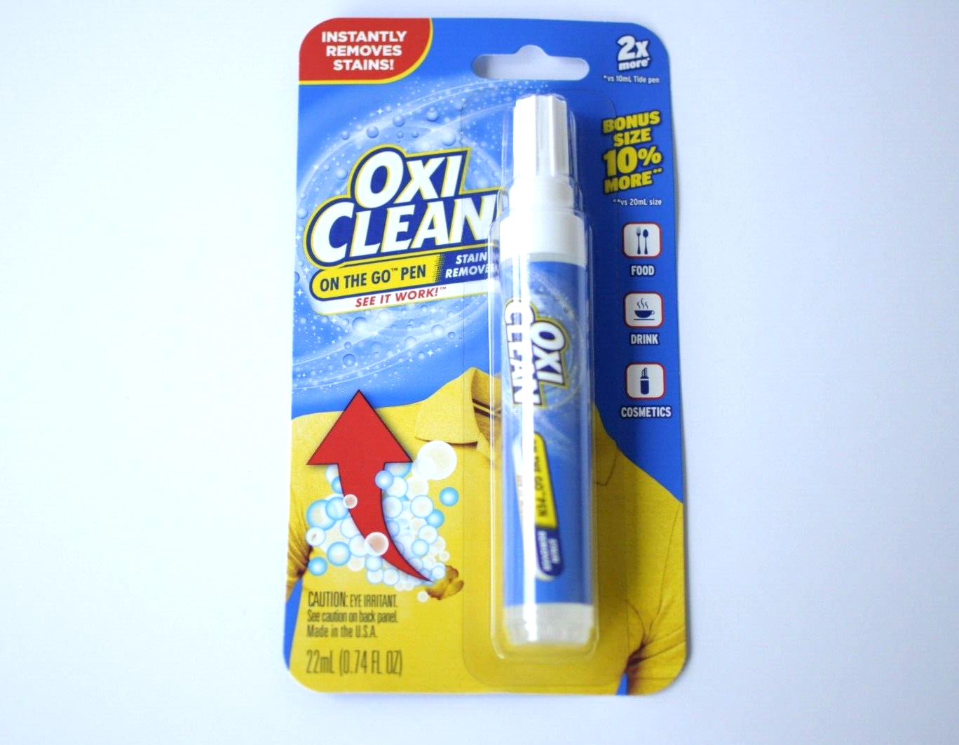 Oxi Clean On The Go Oxygen Power Stain Remover Pen 0.74 fl oz 22 mL - $12.99
