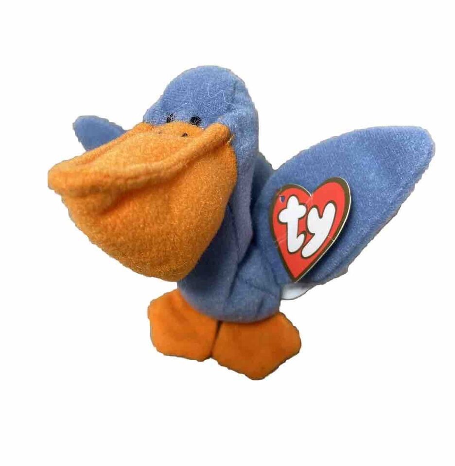 Ty Teenie Beanie Baby Scoop the Pelican with Hang Tag - $7.87