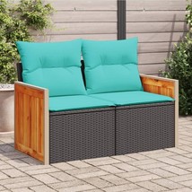  Garden Sofa Black, Blue - $4,111.79 MXN
