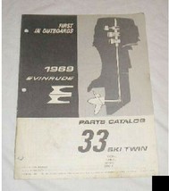 1969 Evinrude Parts List Catalog 33 Ski Twin - £10.28 GBP