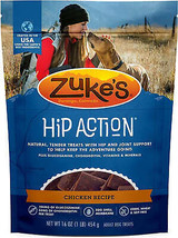 Zukes Hip Action Chicken Recipe Dog Treats with Glucosamine &amp; Chondroitin - £33.09 GBP+
