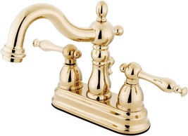 Polished Brass Heritage Centerset Lavatory Faucet With Brass Pop-Up From - £131.40 GBP
