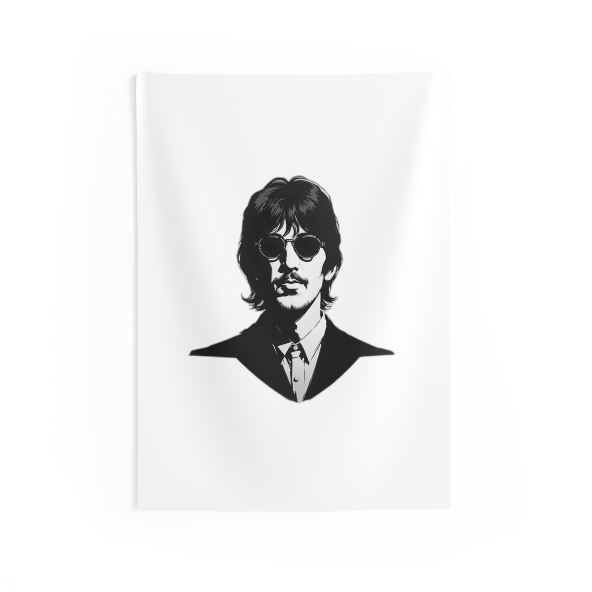 Ringo Starr Wall Tapestry Beatles Drummer Custom Polyester 5 Sizes w/Hemmed Edge - £21.06 GBP - £54.28 GBP