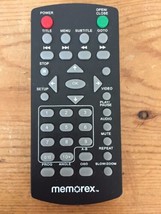 Genuine Memorex DVD Video Player Remote Control Model MVD2015/2016 Black - £10.38 GBP