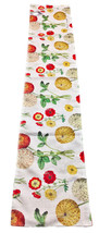 Manual Woodworkers &amp; Weavers Floral Table Runner 13x72in USA - $24.74