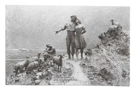 Pastorale Das Schaferspiel Couple Sheep D Mastroianni Sculptor A Noyer 1911 Post - $6.69