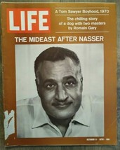 Life Magazine October 9 1970 Nassar Arafat, Joe Paterno Penn State - Fast Ship! - £11.06 GBP