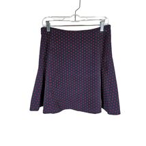 The Limited Womens Skirt Navy Blue Red Dot Mini A-Line Skirt Size Small ... - $15.51