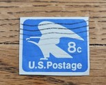 US Stamp Postal Mark 8c Used Blue Eagle Cutout - $0.94