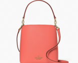 New Kate Spade Darcy Small Bucket Bag Refined Grain Leather Peach Nectar - $113.91