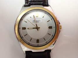 KENNETH COLE A126-09 New York Quartz Two-Tone Men&#39;s Wristwatch - $19.31