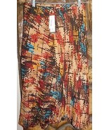 Josephine Chaus Brown Multi Colored Full Skirt Size 12P Brand New - £11.75 GBP