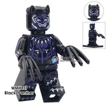 Single Sale King of Wakanda Black Panther New armor costume Marvel Minifigures - £2.32 GBP