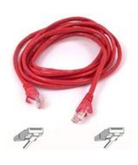Belkin Category-5e Crossover Molded Patch Cable (Red, 10 Feet) - £15.93 GBP