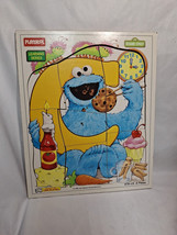 1994 Playskool Seasame Street Cookie Monster Wooden Puzzle #676-03 Leaning Serie - £9.95 GBP