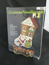 Sealed Sultana Jeweled Christmas Stocking Kit Santa's Toy Shop #32111 Nos - $29.92