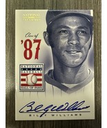 2012 Panini National Treasures /25 Billy Williams #13 Auto HOF - $95.00
