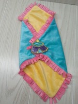Disney parks Babies Dumbo Plush Wrap Blanket Circus Tent Pink Fringe Yellow Blue - $9.89