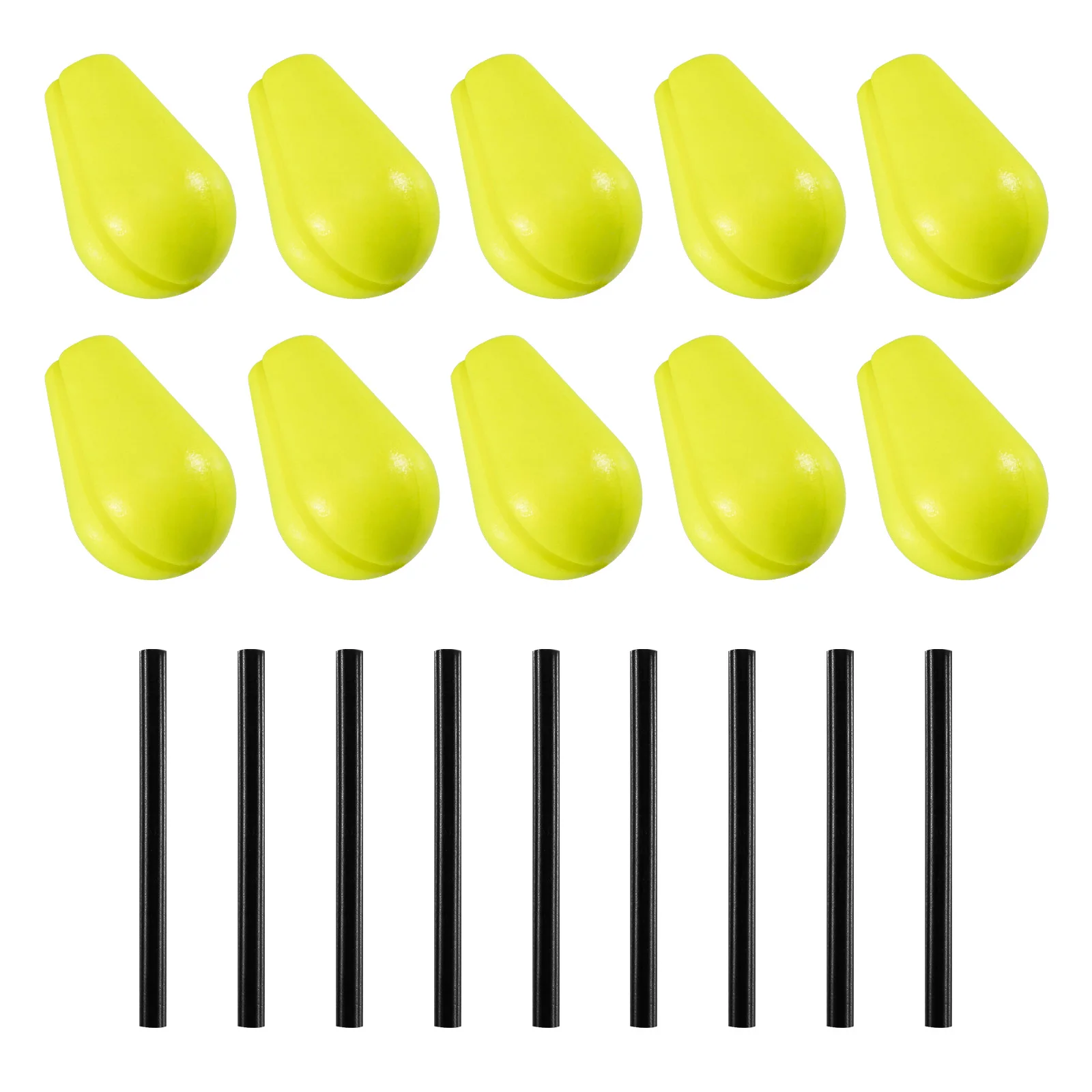 30pcs Fly Fishing Foam Float  Strike Indicators EVA Oval Bobbers Floating Tear D - $29.15