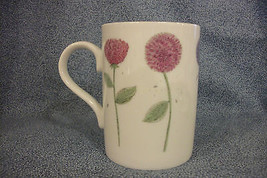 Russ Berrie Floral Coffee Mug / Cup Made in Korea 3 3/4&quot; High - £4.31 GBP