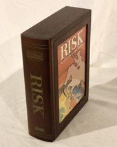 RISK Wooden Bookshelf Edition Board Game Never Played Items Inside Are S... - £27.68 GBP