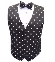 Mickey Mouse Black Silhouette Tuxedo Vest and Bow Tie - $203.30 CAD