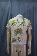 Vintage Men's ButtonDown Shirt - Leopard Graphic -  - $49.00